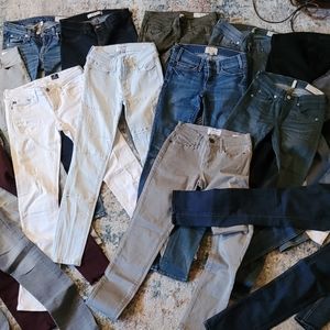 Womens skinny jeans size 24 Rag & Bone 18 pairs